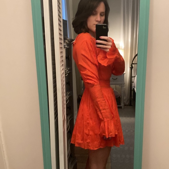 Free people ORANGE 🍊 DRESS!!! - Picture 3 of 5